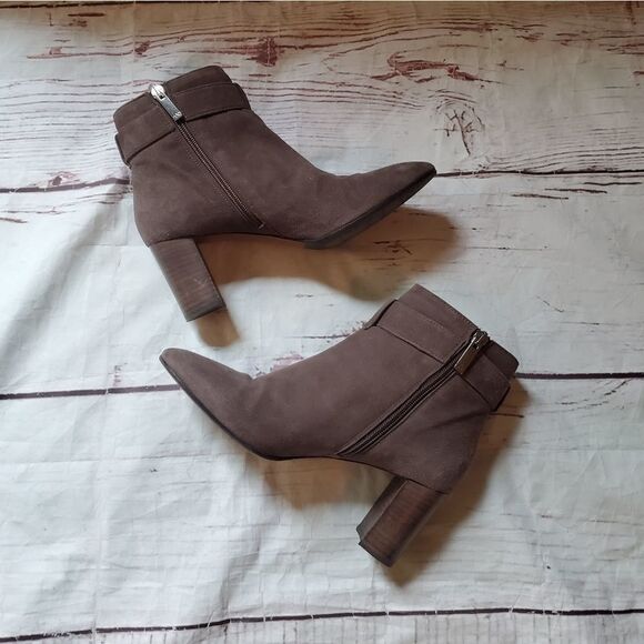 Aqualtina Buckle Ankle Boots Size 8.5 - Picture 2 of 6